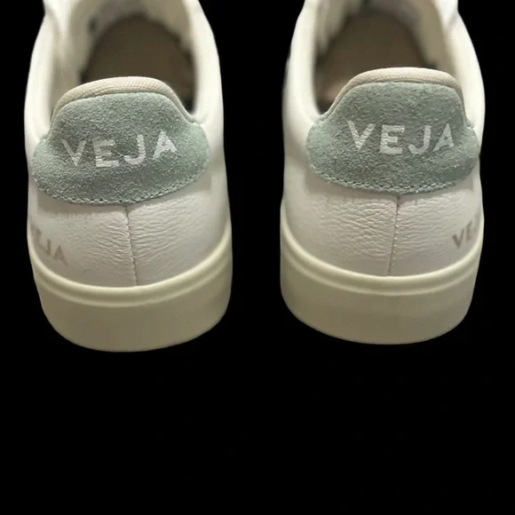 New! Veja White/Matcha Sneakers - Picture 5 of 7